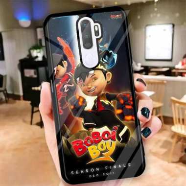 Custom Case Casing Glosy Tempered Glass Cover Belakang Skin Hp Samsung M31, J2 Prime, A02 Samsung J2