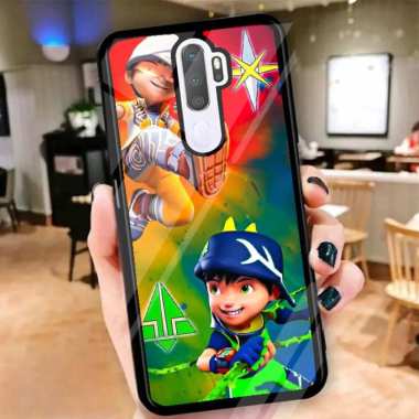 Custom Case Casing Glosy Tempered Glass Cover Belakang Skin Hp Samsung M31, J2 Prime, A02 Samsung J2