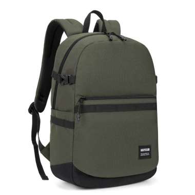 Navy Club Tas Ransel Laptop FIHE - Backpack Daypack Up to 14 Inch Tas Pria Wanita Olive