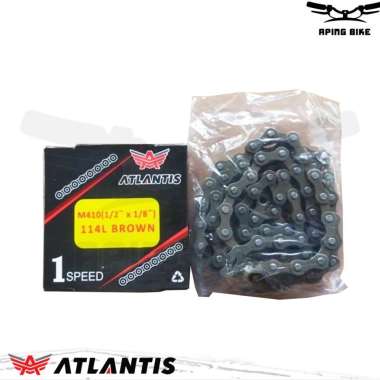 Rantai Sepeda Single Speed Atlantis AT 114 Rante Chain Atlantis AT-114