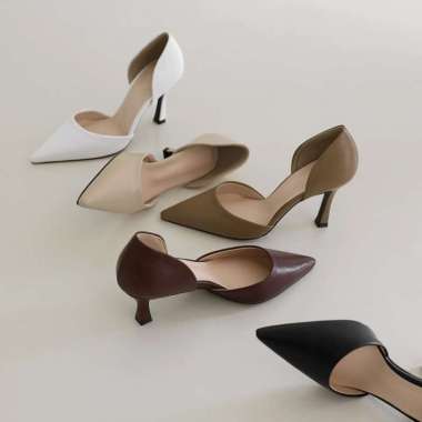 SAPPUN Mellony Basic Stiletto Heels (6.5cm) - Heels Wanita 38 BLACK