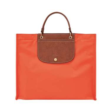 Longchamp Cabas Large Tote Bag Carrot Orange