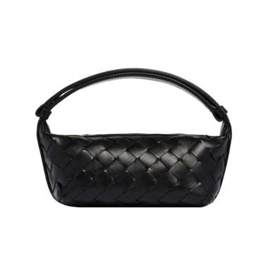 [12.12 Dealcember] Bottega Veneta Wallace Handbag Leather Black Ghw Black