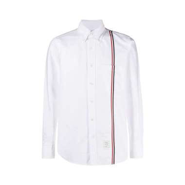 Thom Browne RWB Stripe Longsleeves Shirt White 3 White