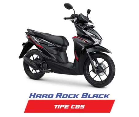 Pegadaian - [DP] Honda BEAT SPORTY CBS Sepeda Motor [OTR Jabodetabek] 30% 18 HARD ROCK BLACK Bekasi