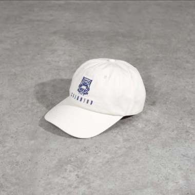 Topi CALM MIND MONSTER EMBROIDERY BLACK CREAM CAP - OS ADJUST 100% ORIGINAL