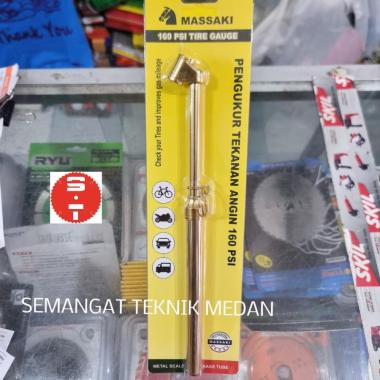 ALAT UKUR ANGIN BAN MOBIL MOTOR TIRE PRESSURE GAUGE 160 PSI MASSAKI