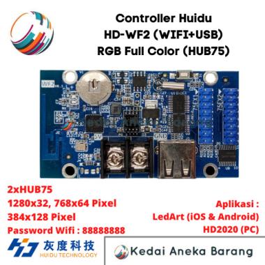 Controller Huidu HD-WF2 Wifi RGB Full Color Running Text Panel P10