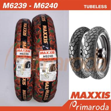 Sepasang Ban Honda BeAT Tubeless Maxxis M6239 M6240 On-Off Road