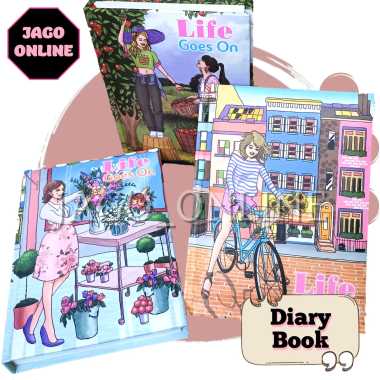 Buku Tulis Notebook Mini Diary Jurnal Agenda Kecil Cute Aesthetic Diary Book