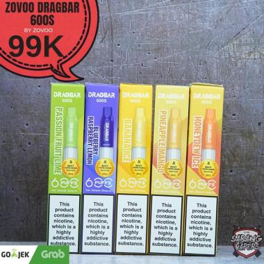 ZOVOO DRAGBAR 600S "DISPOSABLE POD" BANANA