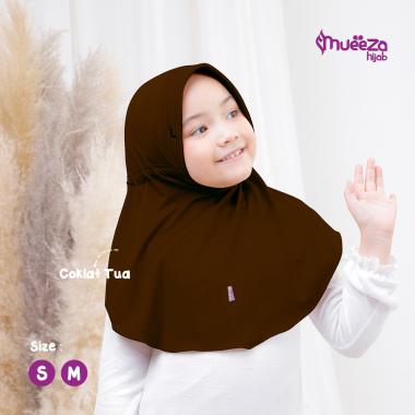Mueezahijab Jilbab Anak Serut Size M (5 - 10th) seri Alsha Pet Antem Bahan Premium Spandex Jerse M C