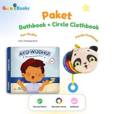 Gulalibooks Paket Baby Book Ayo Wudhu & Circle clothbook