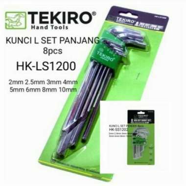 KUNCI L SET TEKIRO PANJANG-PENDEK pendek