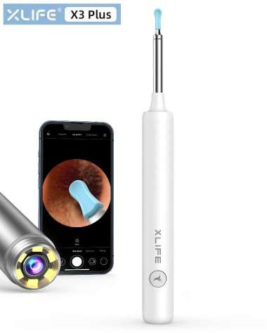 XLIFE X3 PLUS - Pembersih Telinga Korek Kuping Endoskop 3MP ALT BEBIRD WHITE