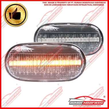 SIDE LAMP - HONDA CIVIC ESTILO 1992-1995 - CLEAR - LED - SEQUENTIAL