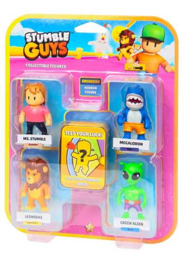 Mainan Mini Figure Stumble Guys Figure 5 Pack Blister Ms Stumble