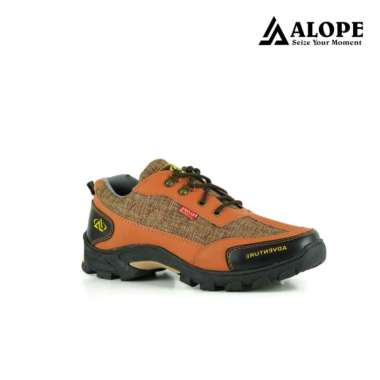 MIVASO Sepatu F 09 sepatu kulit hiking outdoor ukuran 39-43 40 COKLAT MUDA