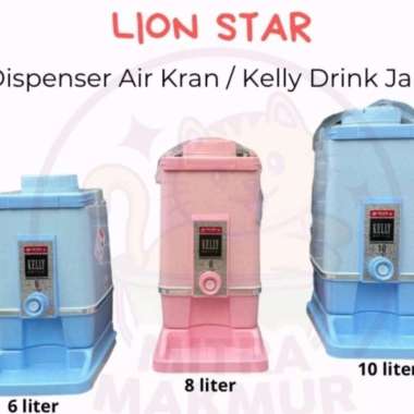 Kelly Bottle Drink Jar Lion Star 5 Liter Tempat Air Minum Pencet Ls - Pink Pink
