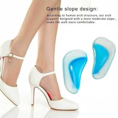 LILLILADY Insole Sepatu Alas Kaki Orthopedic Plantar Fasciitis Support