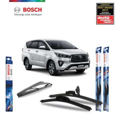 WIPER TOYOTA KIJANG INNOVA REBORN DEPAN BELAKANG FRAMELESS BOSCH