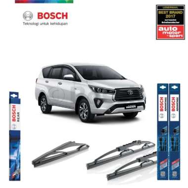 WIPER TOYOTA KIJANG INNOVA REBORN DEPAN BELAKANG BOSCH ADVANTAGE