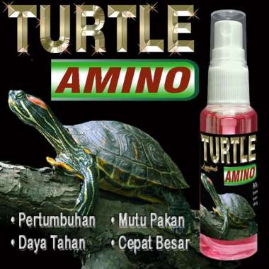 TURTLE AMINO VITAMIN PERTUMBUHAN KURA-KURA AIR FOOD SUPLEMEN KURA RES BRAZIL DAMER AMBON CST AST RAZ