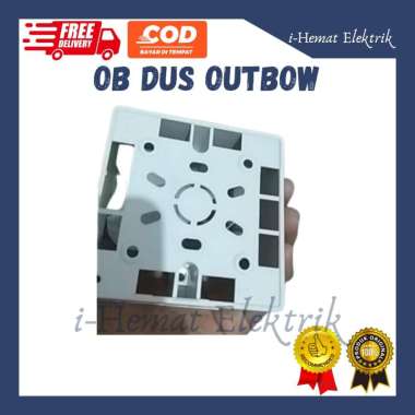 Stop Kontak Saklar Lampu Rumah Outbow OB Morgen Model Clipsal Dus OB Yemi