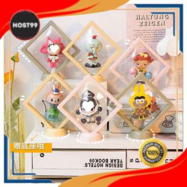 HOTWHEELS DISPLAY BOX BINGKAI COVER BLINDBOX POP MART FRAME with STAND