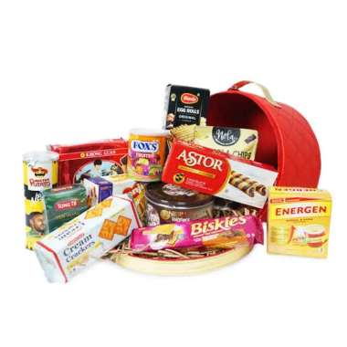 Hampers Makanan Ringan dan Minuman - Parcel Makanan Lebaran dan Natal - FlowerAdvisor Glee