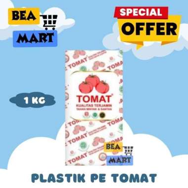 Plastik PE Tomat 15x30 1kg | Kantong Gula Es Batu 1 kg | Isi 250gr