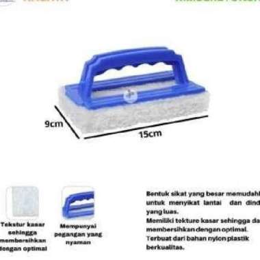 Tile Scrub Pad Sikat Sponge Spon Kaca Lantai Dinding Kamar Mandi WC