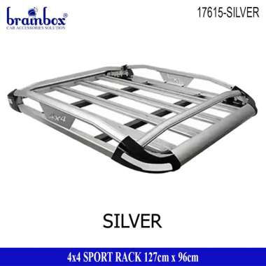 Roof Rack Universal Rak Bagasi Atas Mobil Silver