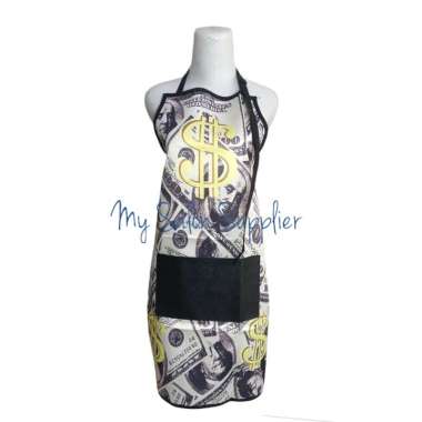 Kep / Kip Celemek Apron Salon / Barber Potong Rambut USD