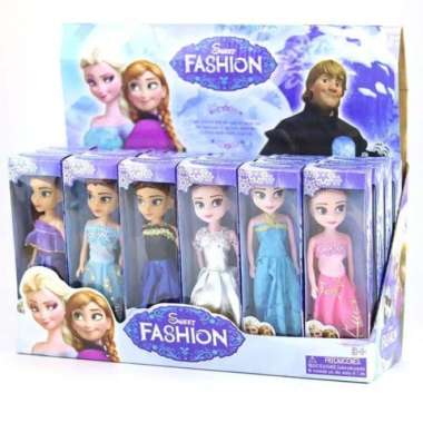 Mainan boneka frozen dus satuan mainan frozen boneka anak pretend play