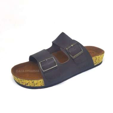 Sandal Fladeo Pria Slop Size 39 - 43 40 Cokelat