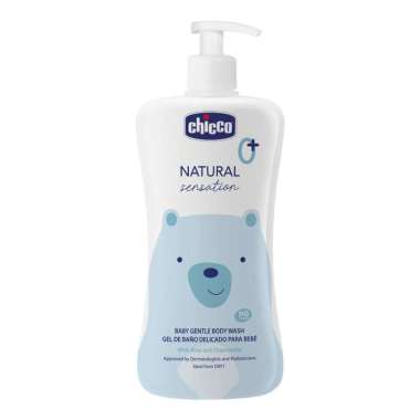 CHICCO Natural Sensation Gentle Body Wash / sabun mandi lembut untuk bayi baru lahir 500ml
