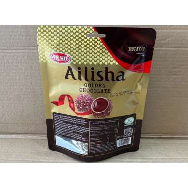 Ailisha Chocolate Cokelat 80gr Mr.SIF Ailisha Golden Cookies Coklat 66gr Ailisha Golden 66gr