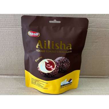 Ailisha Chocolate Cokelat 80gr Mr.SIF Ailisha Golden Cookies Coklat 66gr Ailisha Milk 80gr