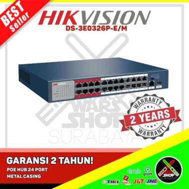 Hikvision PoE Switch - DS-3E0326P-E/M (New)