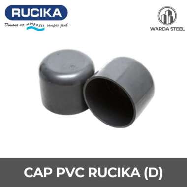Cap D 2" PVC RUCIKA Drat - Tutup Pipa Dop Dof Fitting 2 Inch