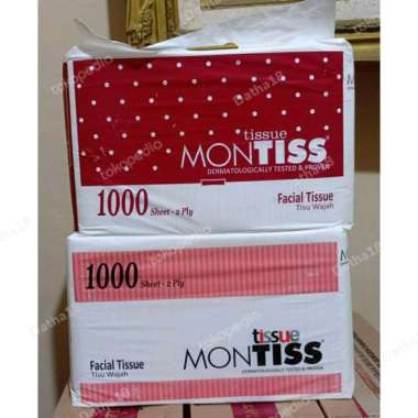MONTISS FACIAL TISSUE 2PLY/1000'S