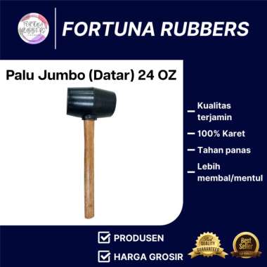 PALU KARET GRANIT DATAR JUMBO 24 OZ
