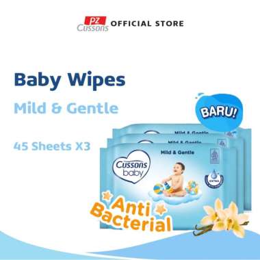 Cussons Baby Wipes Buy 1 Get 2 - Tisu Basah Cussons Baby Mild Gentle