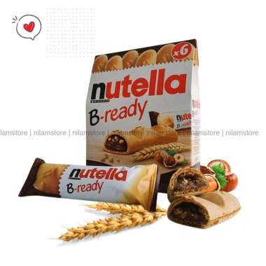 Nutella B ready isi 6 pcs - Cokelat Nutella B Ready isi 6