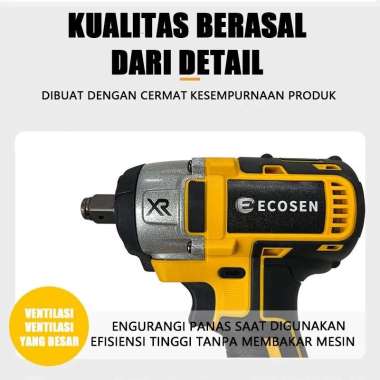 Cordless Impact Wrench Brushless 680N.M Impact baterai Mesin Bor Untuk Baut Mobil Impact Baterai Imp