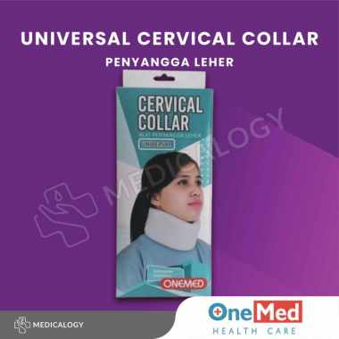 Cervical Collar Penyangga Leher Universal OneMed/Alat Penyangga Leher