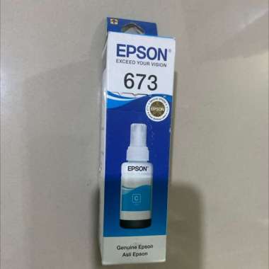 Tinta Epson 673 BK/M/C/Y/LM/LC original 673 Cyan