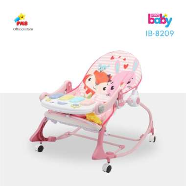 Bouncer Rocking Chair Iora Baby IB8209 - PMB Toys Pink Rabbit