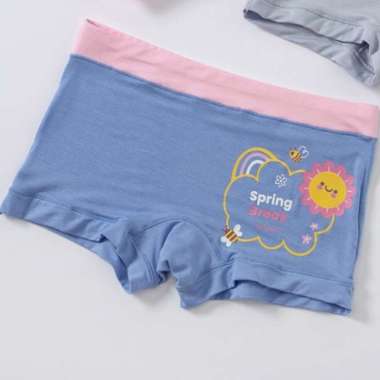 Young Curves Panty Kids Rainbow Colourful Boxshort C24-100181 Dark Blue M